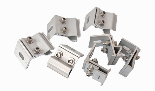 Angle Chi clamps, photovoltaic aluminum alloy profiles, roofs, color steel tiles, brackets, conn.jpg