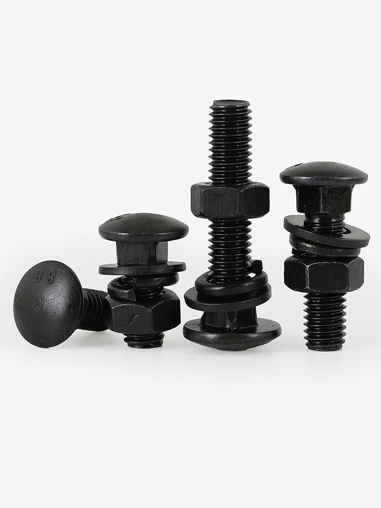 Cable tray screws, high-strength carriage bolts, hot-dip galvanized square neck semi-round head bolts, cable tray accessories (4).jpg