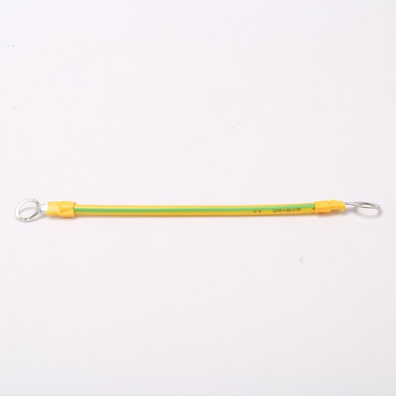 Grounding wire, photovoltaic line module, cable tray, flexible copper wire, yellow green dual color grounding wire, jumper wire, equipment grounding wire in machine room (5).jpg