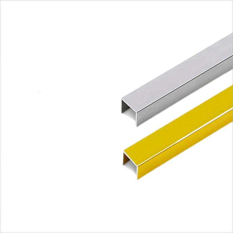 Aluminum alloy U-shaped decorative line ceiling background wall embedded baseboard pressure groove (7).jpg