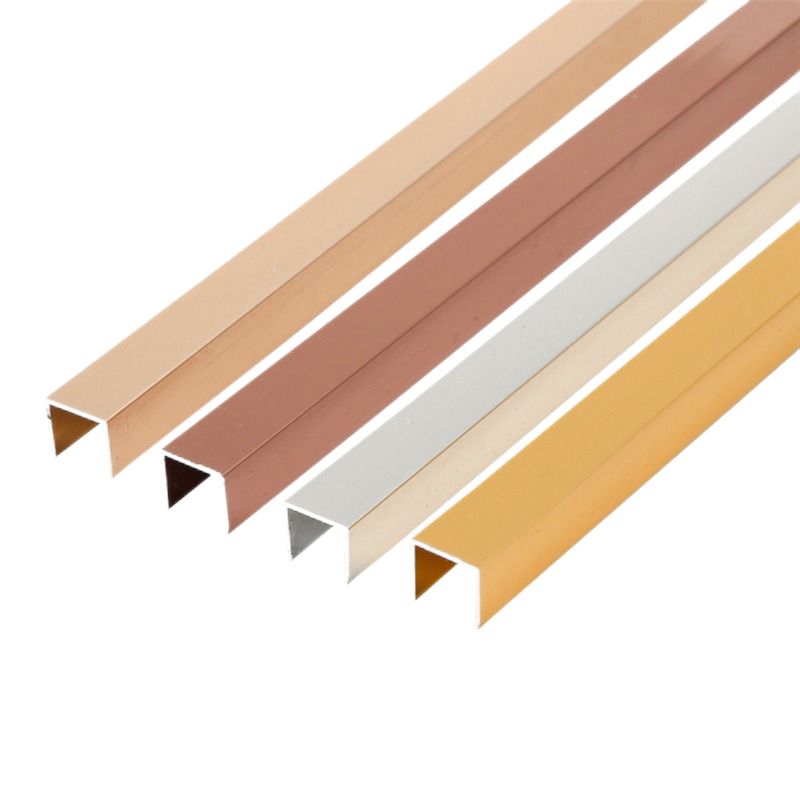 Aluminum alloy U-shaped decorative line ceiling background wall embedded baseboard pressure groove (6).jpg