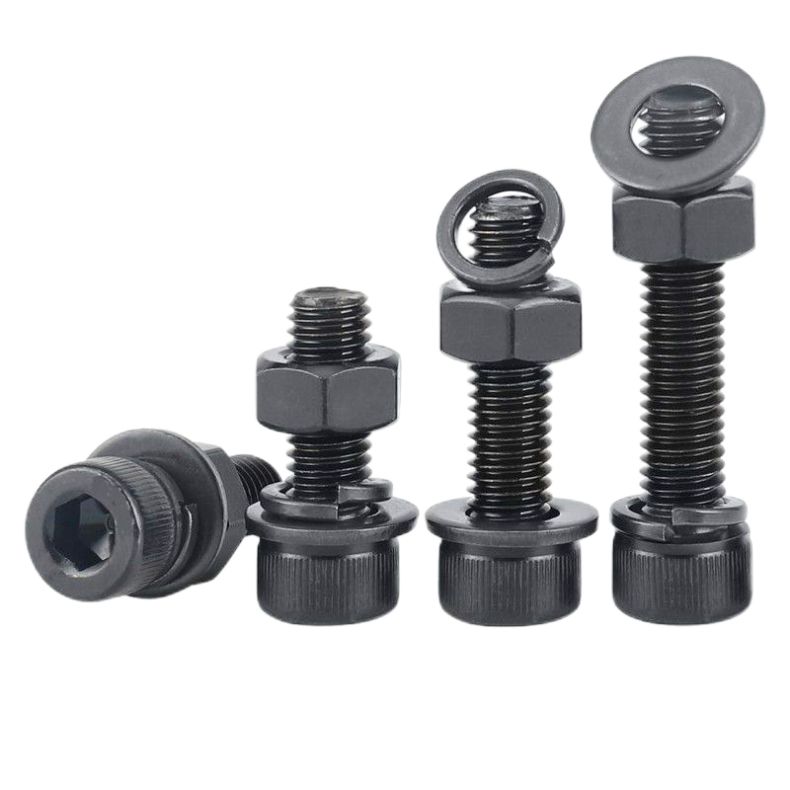 12.9 Class cylindrical head hex socket screws Cup head hex socket bolts High strength black screws (8).jpg