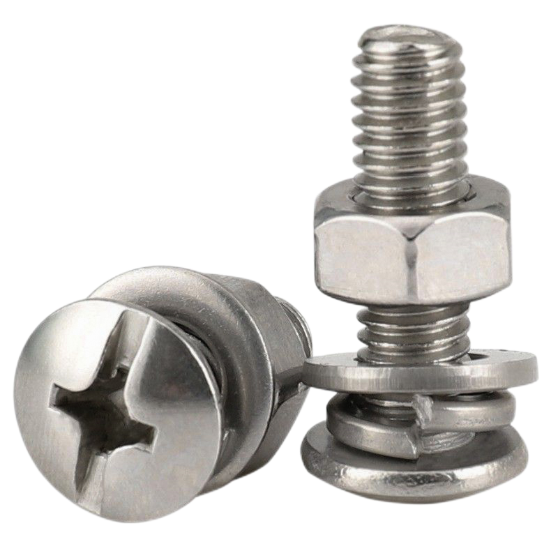 Nickel plating machine tooth screws PM cross pan head round head machine screw bolts (7).png