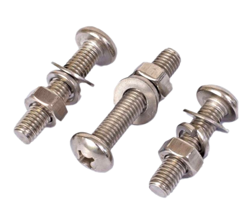 Nickel plating machine tooth screws PM cross pan head round head machine screw bolts (6).png