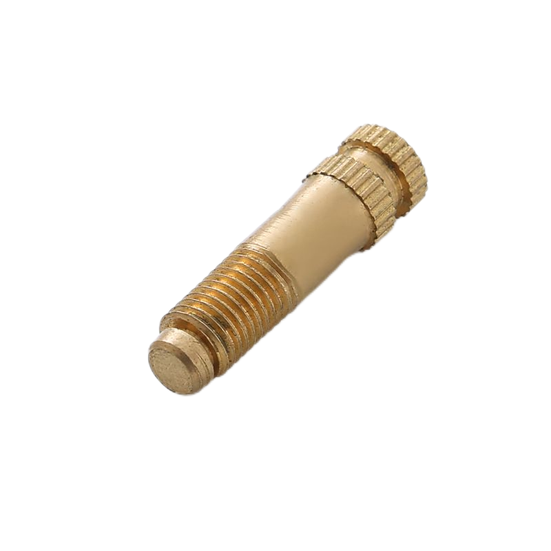 Copper thread hand screw round head knurled brass screw fastener (4).png