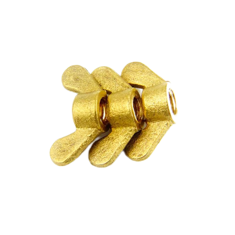 Brass butterfly nut, butterfly screw mother, pure copper butterfly nut, double ear hand twisted sheep horn screw cap, M6M8M10 (7).png