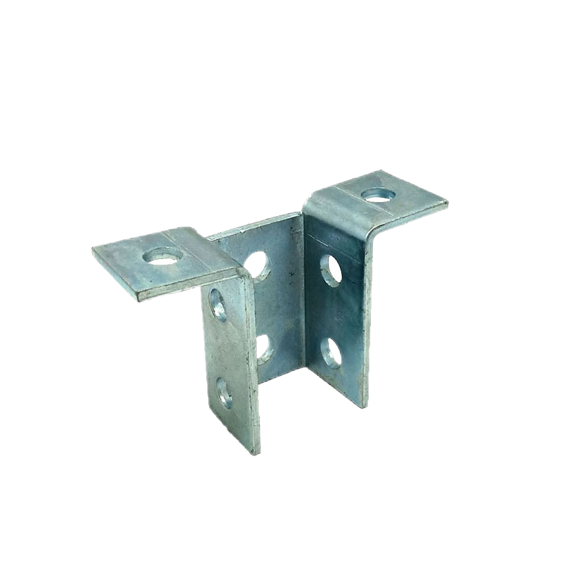 8 Hole Wing Shape 90 Degree Fitting Connector Bracket for 3 Way Channel Cross Section, (2).png