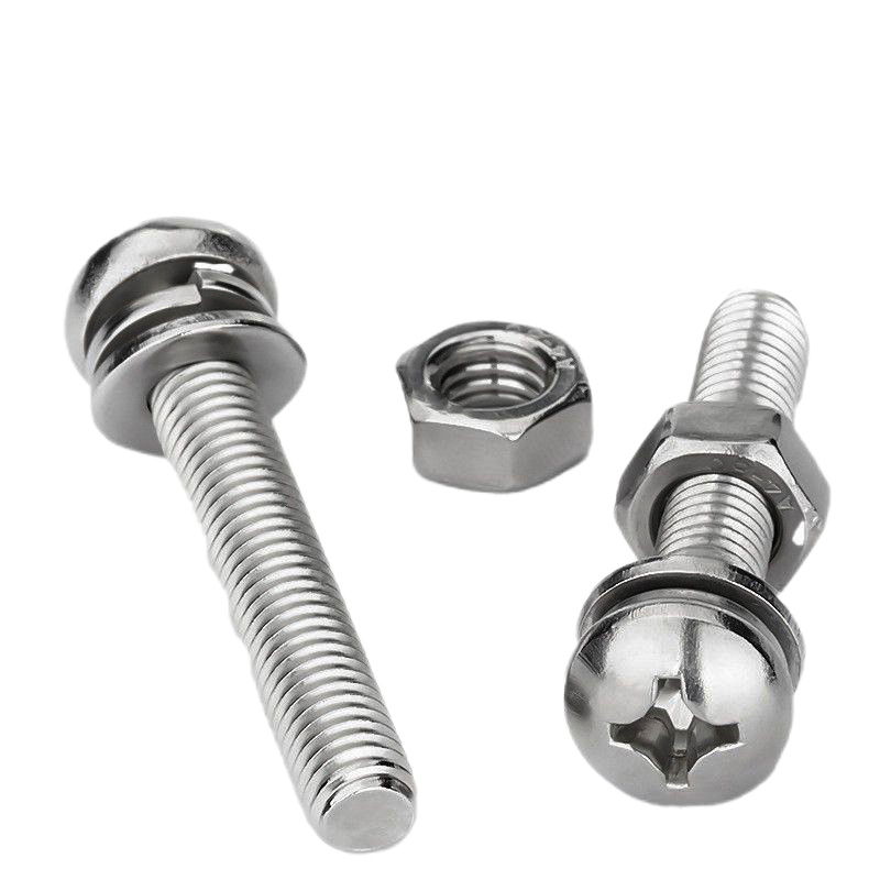 Nickel plating machine tooth screws PM cross pan head round head machine screw bolts (10).png