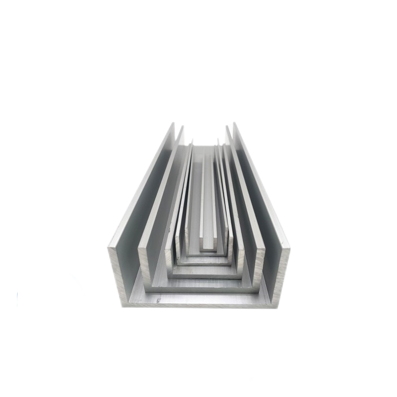 U-shaped aluminum groove, aluminum alloy, U-shaped groove edge strip, glass fixed U-shaped card groove, aluminum profile, track concave aluminum material, U-shaped groove strip (2).png